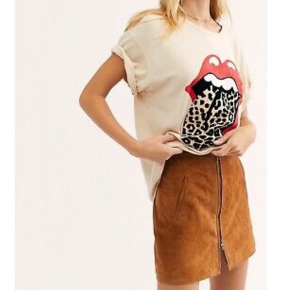 FREE PEOPLE ROLLING STONES TOP - Size LARGE - Picture 2 of 5